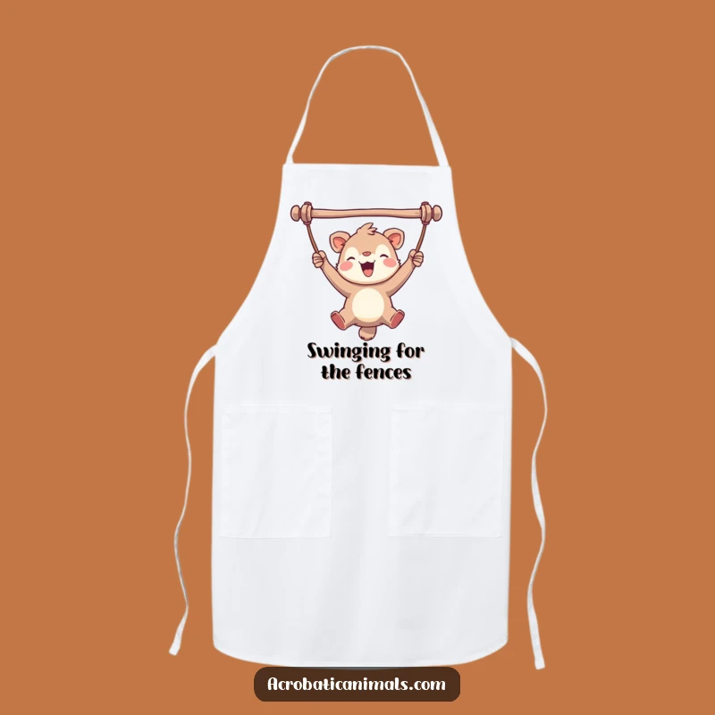 Funny Happy Animal Swing Chef Apron - Kitchen Laughs Gift!