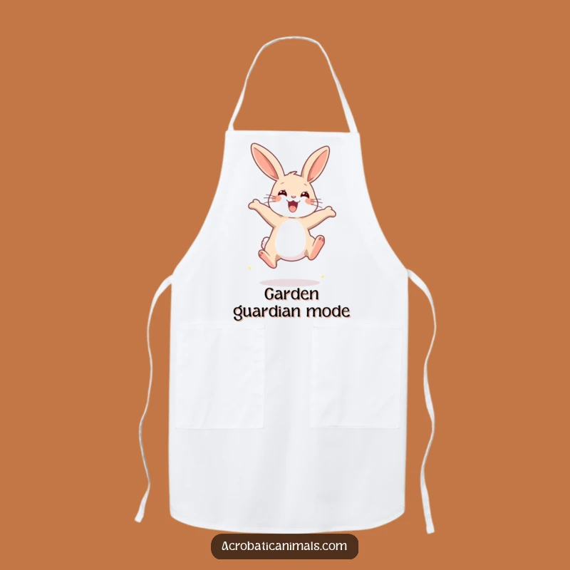 Funny Rabbit Jump Apron: Cook with Bunny Brilliance, a Perfect Funny Gift for Chefs