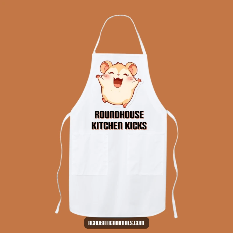 Funny Hamster Flip Apron: Chef's Fun Gymnastics Wear for the Kitchen!