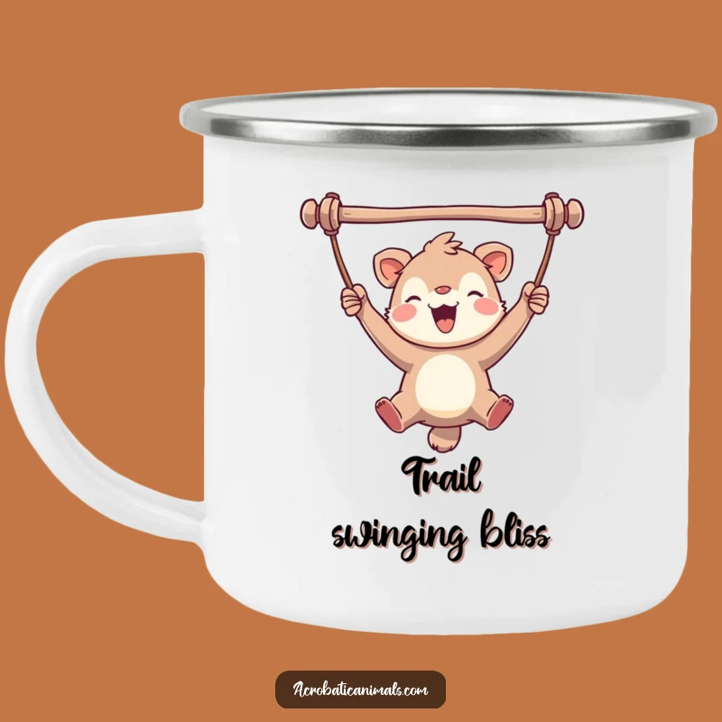 Funny Happy Animal Swing Adventure Camping Mug - Gift of Cheer!