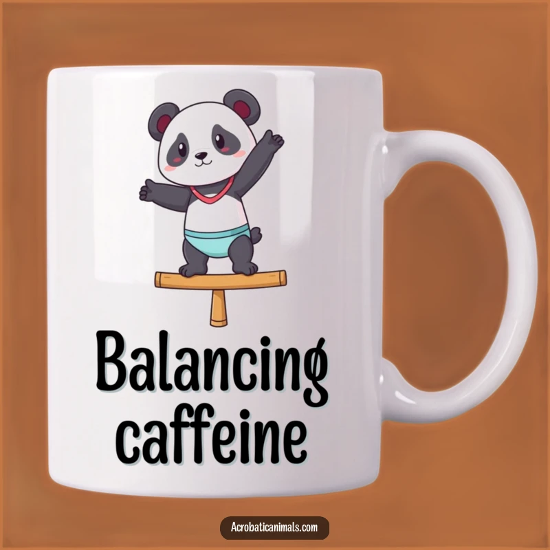 Funny Gymnast Panda Mug - Confident & Hilarious Gift for Sports Enthusiasts