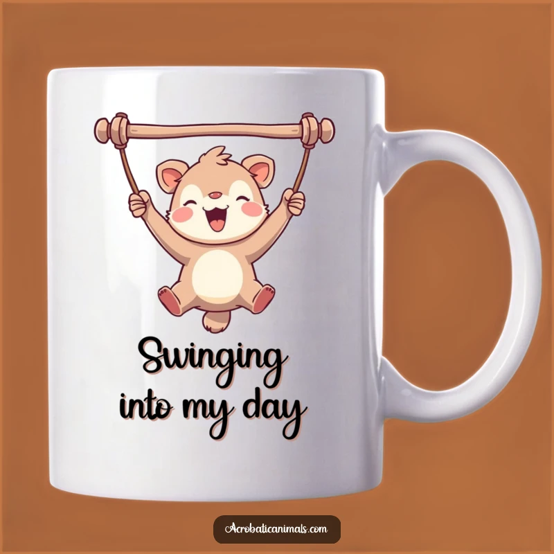 Funny Happy Animal Swing Mug - Perfect Gift for a Delighted Friend!