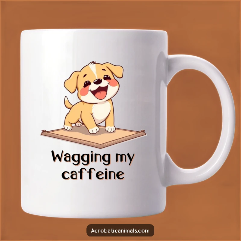 Funny Puppy Exercise Mug: Hilarious Dog Gymnastics Fun, an Adorable Funny Gift for Pet Lovers