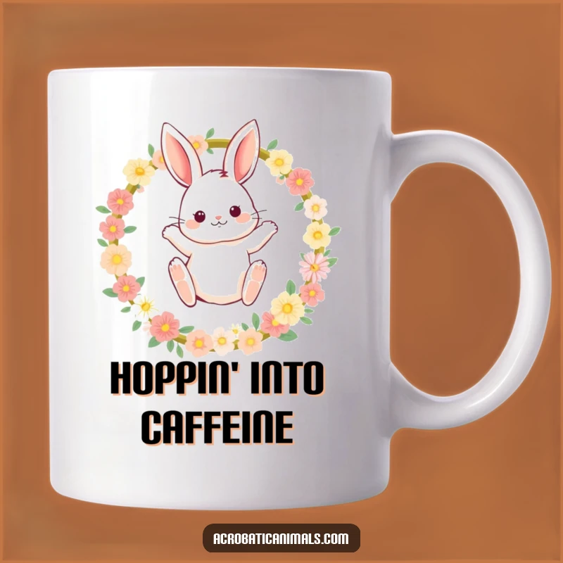 Funny Bunny Hoop Dive Mug: Hilarious Gift for Cheerful People