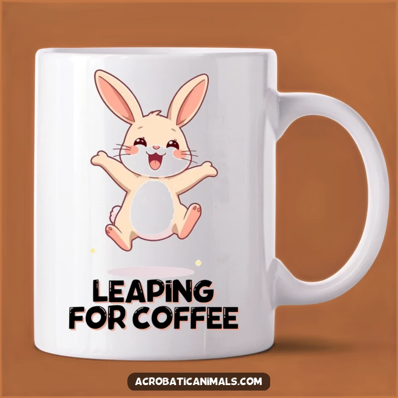 Funny Rabbit Jump Mug: Hilarious Pet Athletics Fun, an Amazing Funny Gift for Bunny Lovers