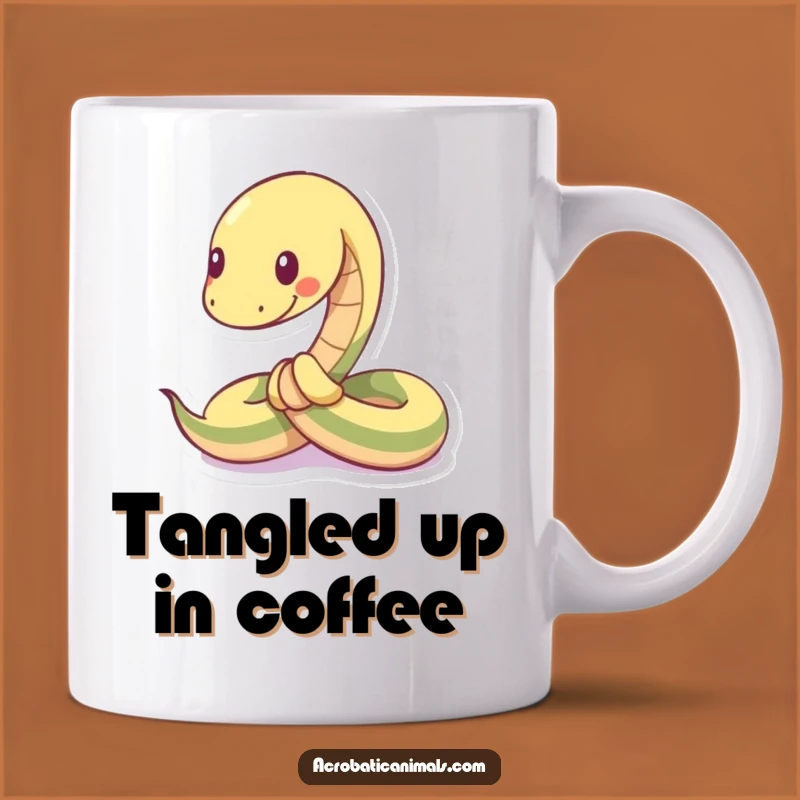 Funny Flexible Snake Mug - Playful & Twisted Gift for a Witty Personality
