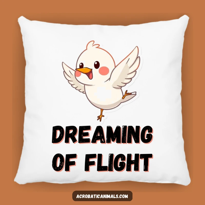Funny Bird Dive Pillow - Comfy & Graceful Decor
