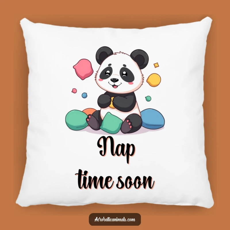 Funny Panda Juggling Pillow - Soft Circus Cushion, Adorable Funny Gift