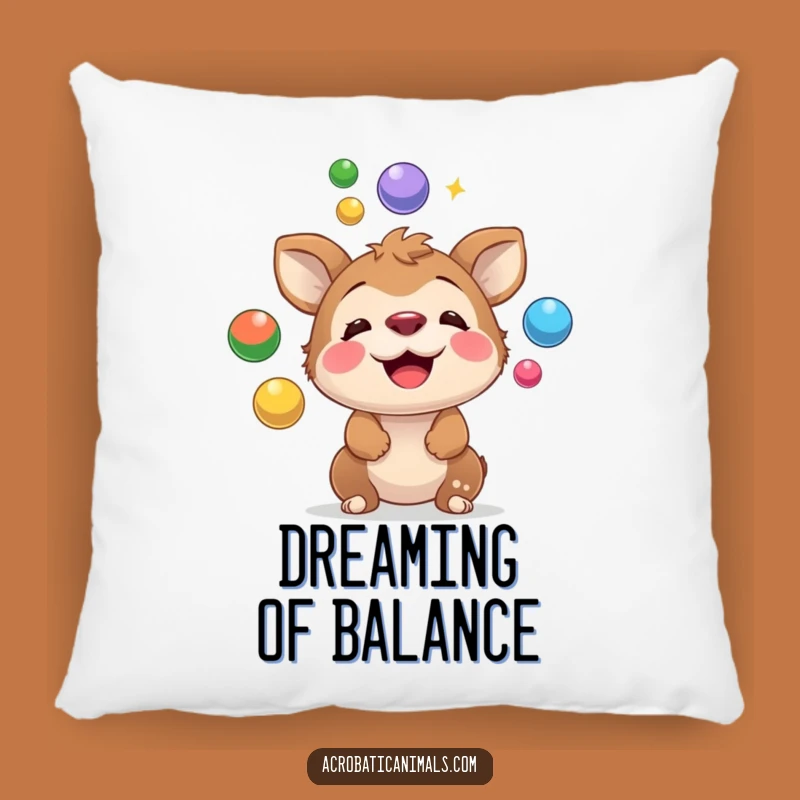 Funny Playful Animal Juggling Pillow - Comfy & Hilarious Gift!
