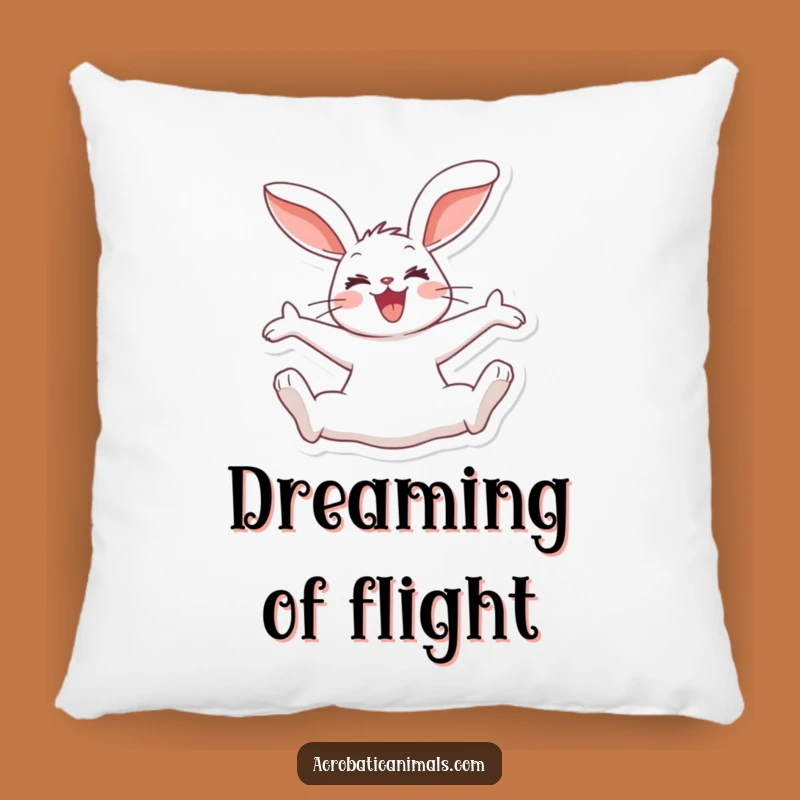Funny Rabbit Split Jump Pillow: Cozy Joyful Floppy Ears Accent, Gift