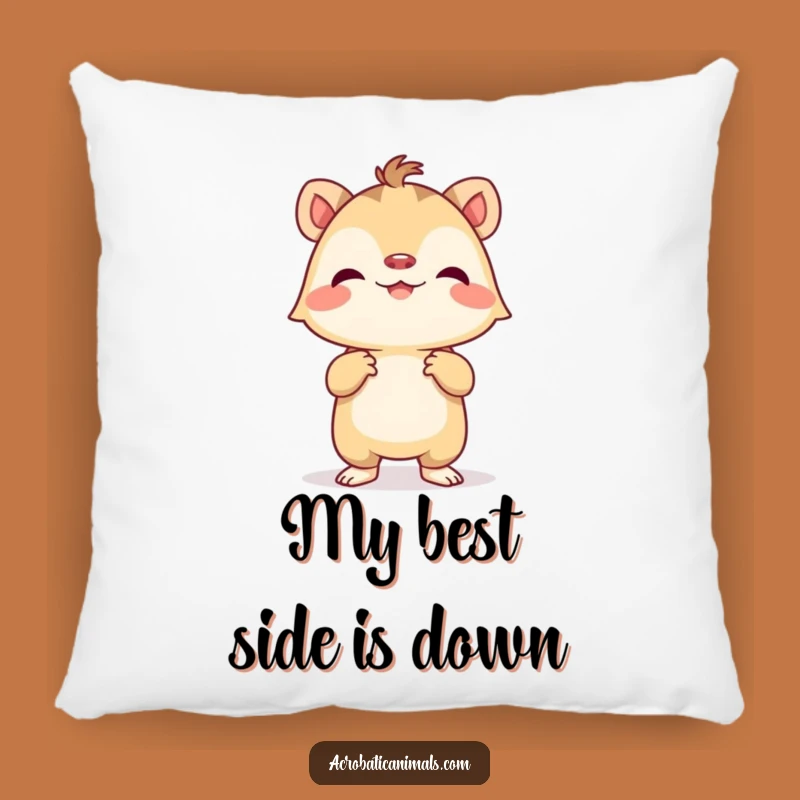 Funny Proud Creature Handstand Pillow - Comfy Gift for Couch Comedians!
