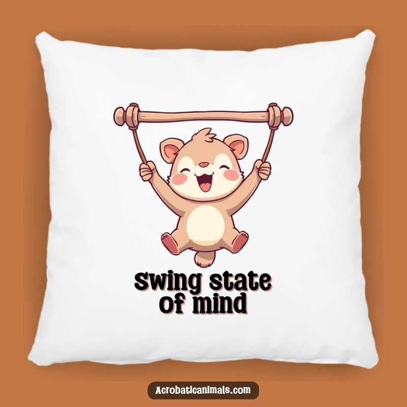 Funny Happy Animal Swing Pillow - Comfy & Hilarious Gift!