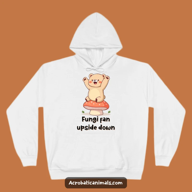 Funny Bear Handstand Hoodie: Cozy Comfort with Woodland Charm