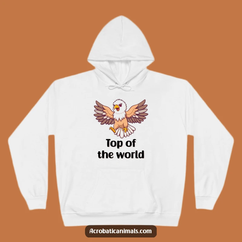 Funny Eagle Loop Hoodie: Cozy Proud Eagle Comfort, Great Funny Gift