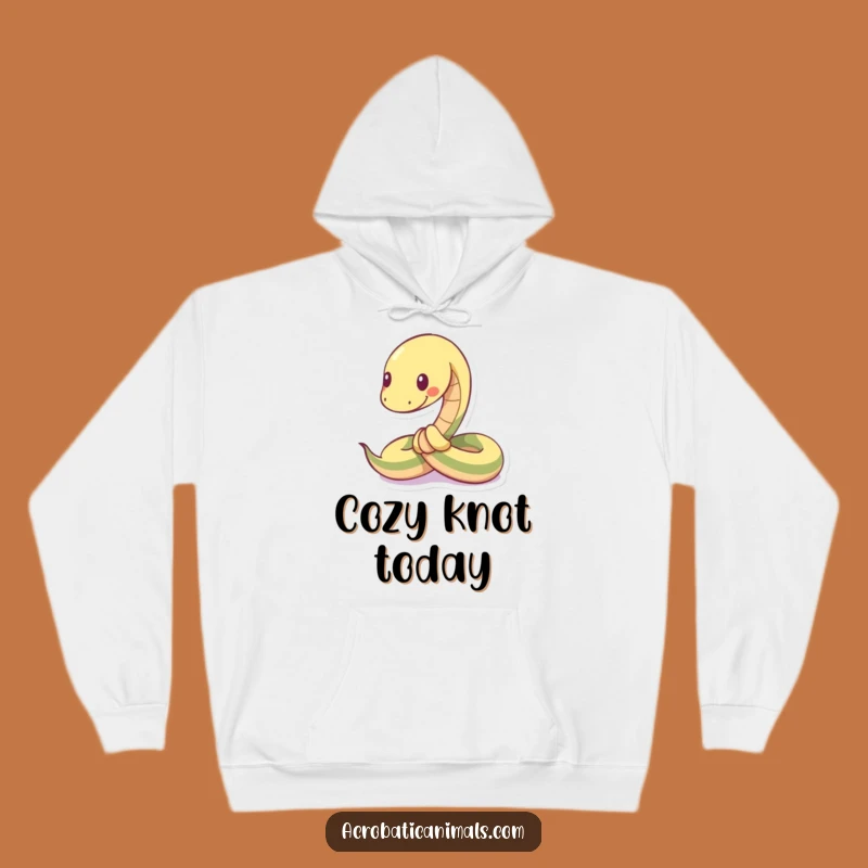 Funny Flexible Snake Hoodie - Cozy & Playful Knot Wear for a Fun Gift