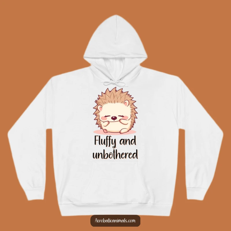 Funny Hedgehog Roll Hoodie - Ultimate Comfort, Hilarious Warm Gift!