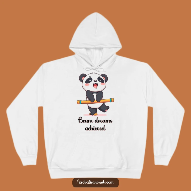 Funny Panda Hoodie: Giggling Bear Balance Warm Funny Gift
