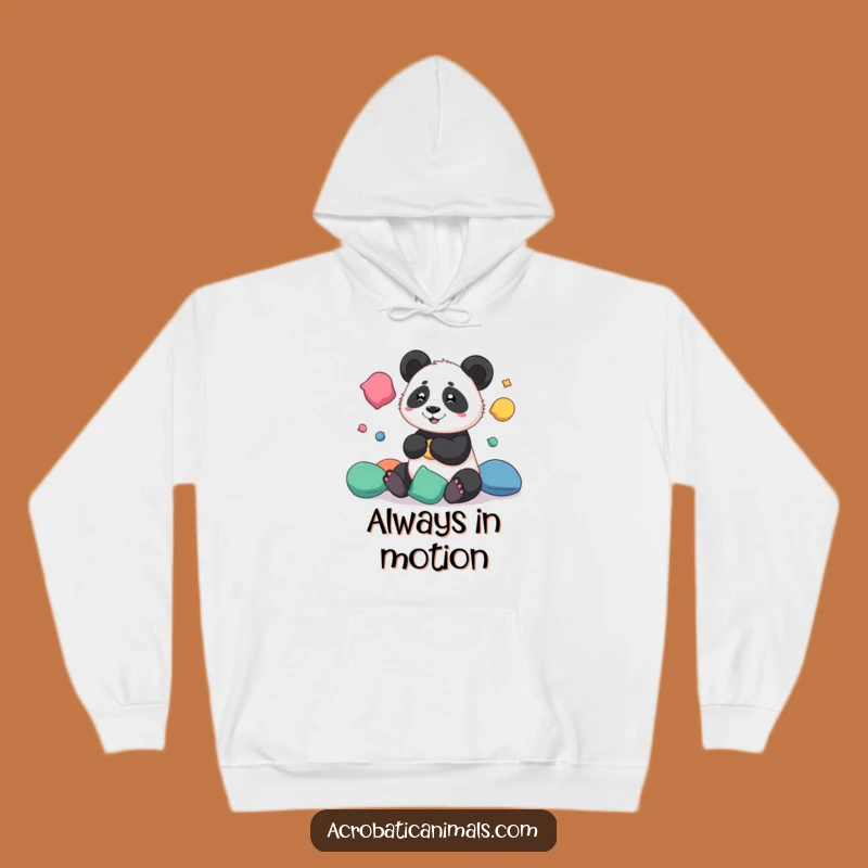 Funny Panda Juggling Hoodie - Cozy Circus Sweatshirt, Perfect Funny Gift