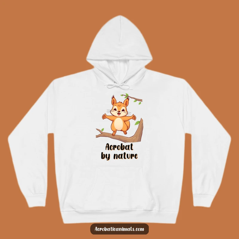 Funny Squirrel Leap Hoodie: Cozy Up in Playful Vibes with this Funny Gift