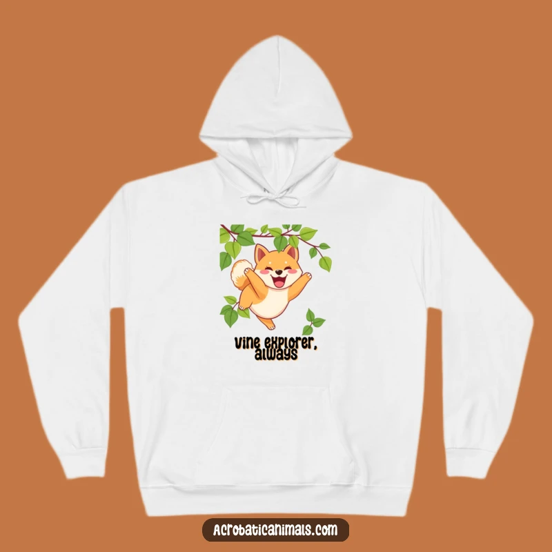Funny Shiba Inu Hoodie: Cozy Swinging Puppy Warm Funny Gift