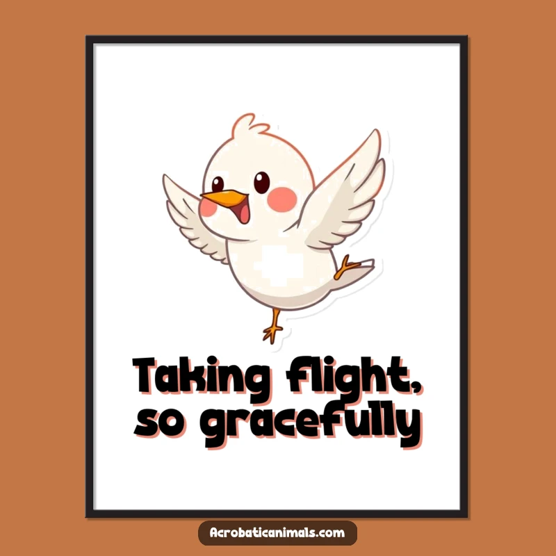 Free Printable Bird Wall Art: Graceful Dive Decor Downloadable Gift!