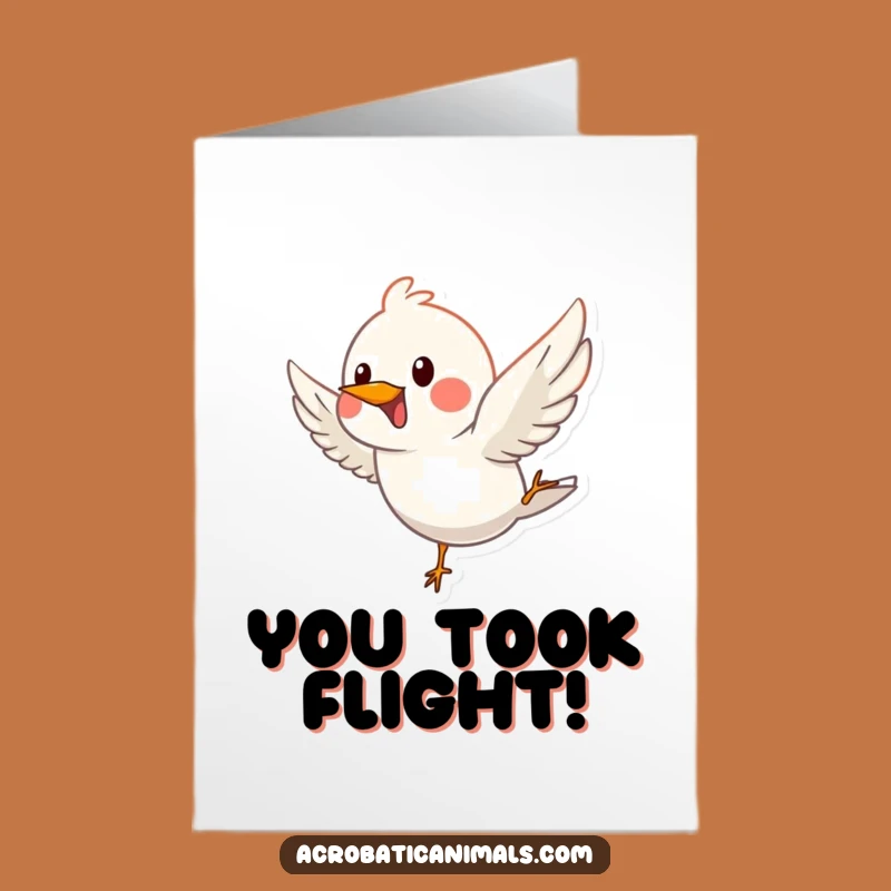 Free Printable Bird Congrats Card: Diving Success Downloadable Gift!