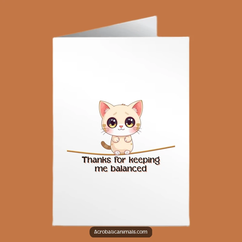 Free Printable Funny Cat Thank You Card: Adorable Kitten Downloadable for Gratitude