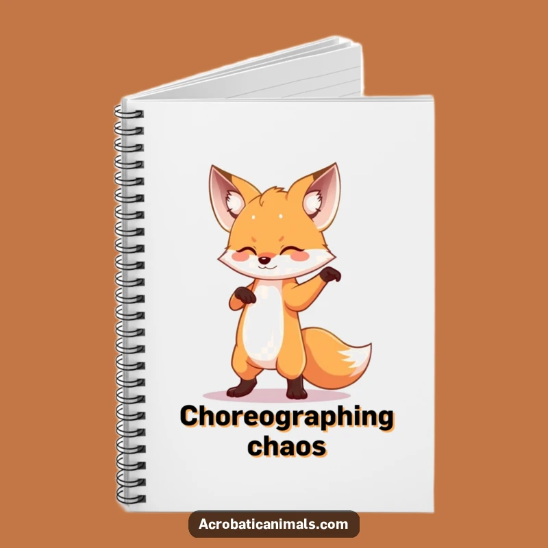 Funny Fox Dance Pose Notebook: Capture Your Dramatic Ideas