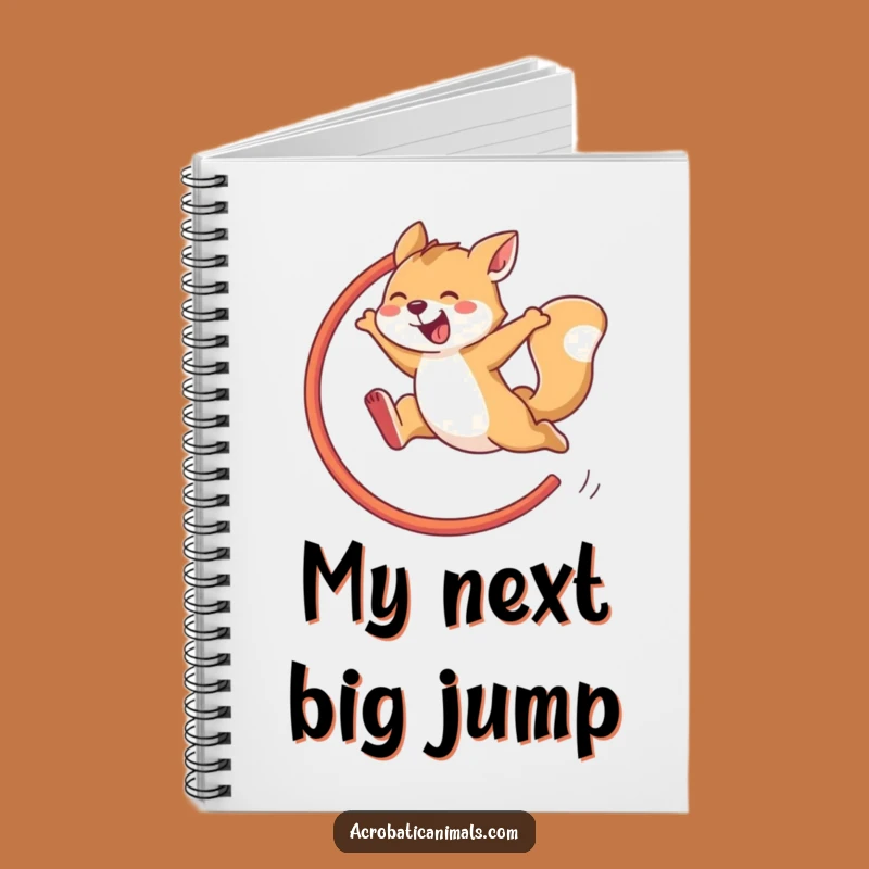 Funny Agile Animal Hoop Ideas Notebook - Jot Down Laughs Gift!