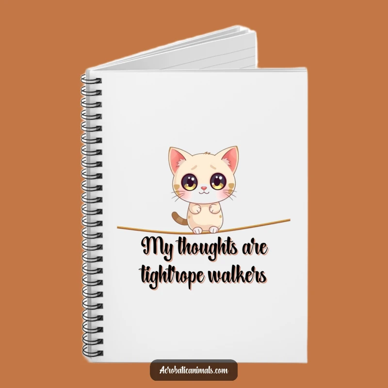Funny Cat Tightrope Notebook: Jot Down Your Hilarious Ideas