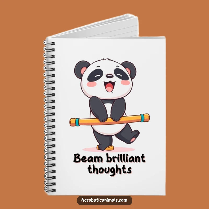 Funny Panda Notebook: Giggling Bear Balance Journal Gift