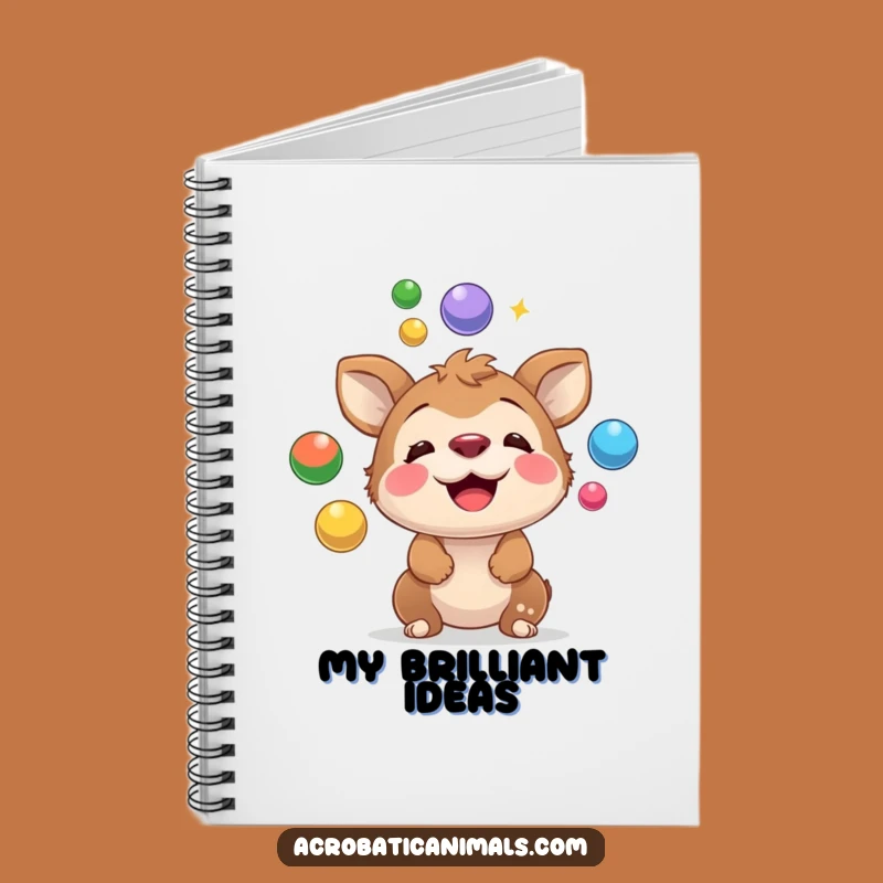 Funny Playful Animal Juggling Ideas Notebook - Jot Down Tricks Gift!