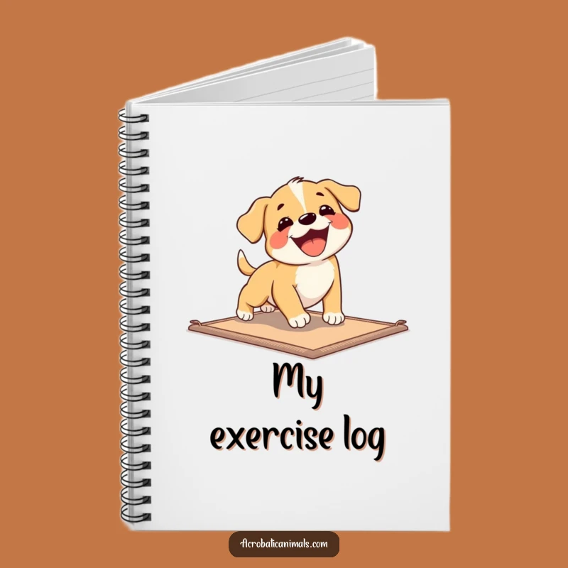 Funny Puppy Tumbles Notebook: Jot Down Fun with Doggy Charm, a Great Funny Gift for Dog Lovers