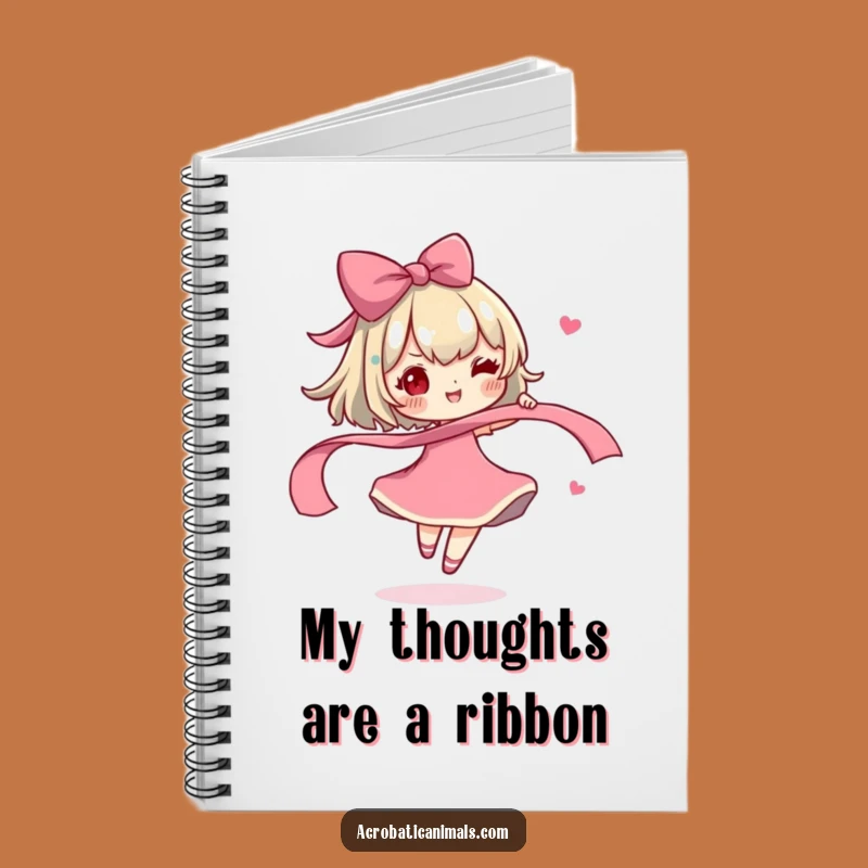 Funny Ribbon Dancer Notebook - Gift for Creative Scribblers!