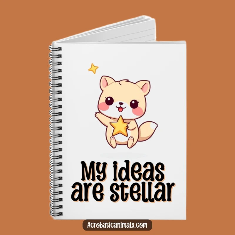 Funny Star Balance Animal Notebook - Gift for Aspiring Stars!