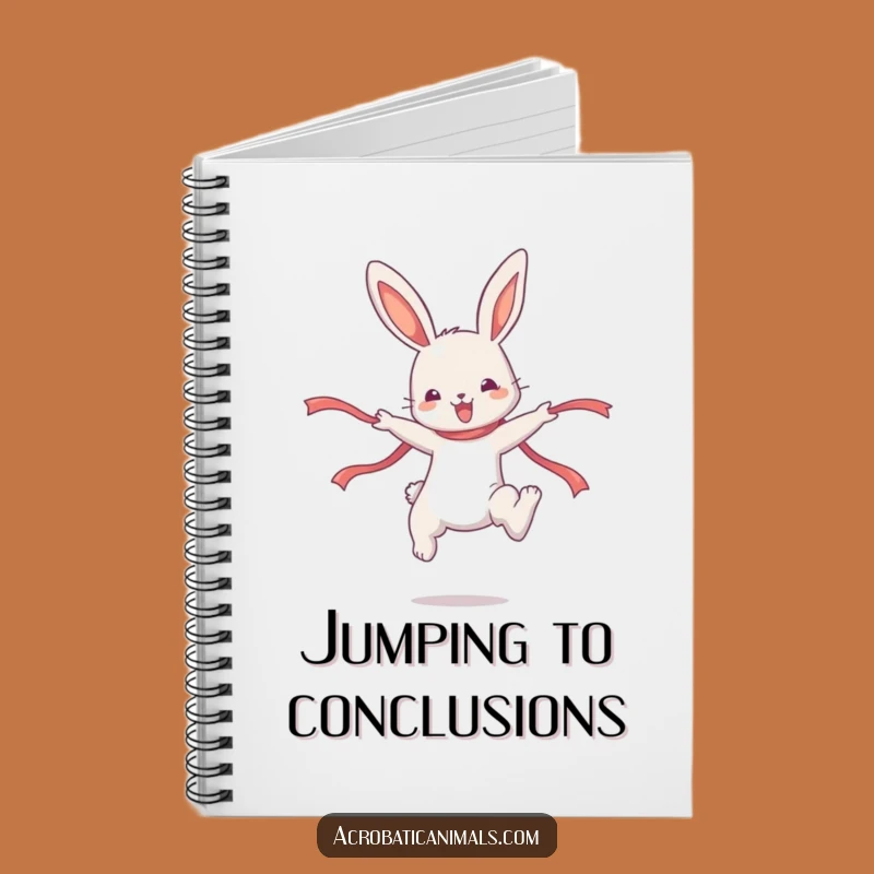 Funny Bunny High Jump Notebook: Journal Your Thoughts with Gymnastics Fun!