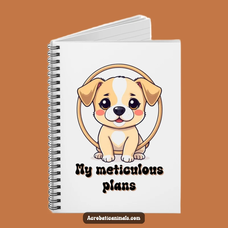 Funny Dog Balancing Notebook - Creative Trickster Journal, Perfect Funny Gift