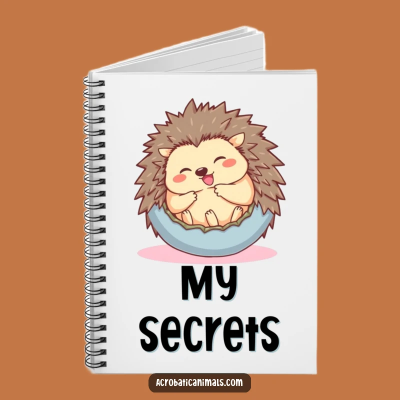 Funny Hedgehog Ball Notebook - Jot Down Cute Ideas