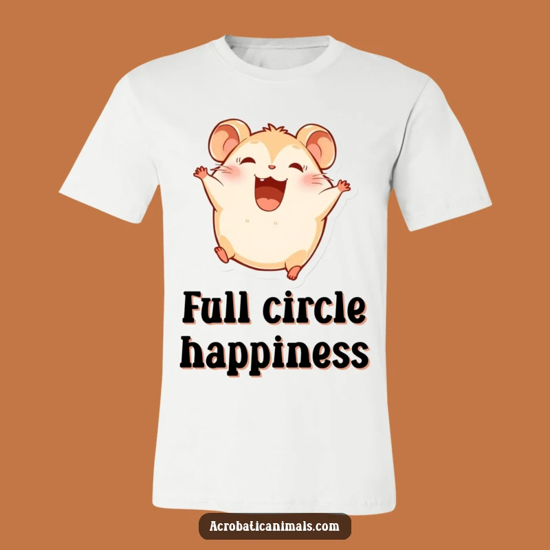 Funny Hamster Flip T-Shirt: Hilarious Gymnastics Tee for Rodent Fans!