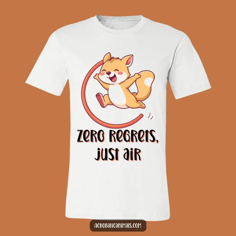 Funny Agile Animal Hoop Leap Tee - Hilarious Gift for Energetic Souls!