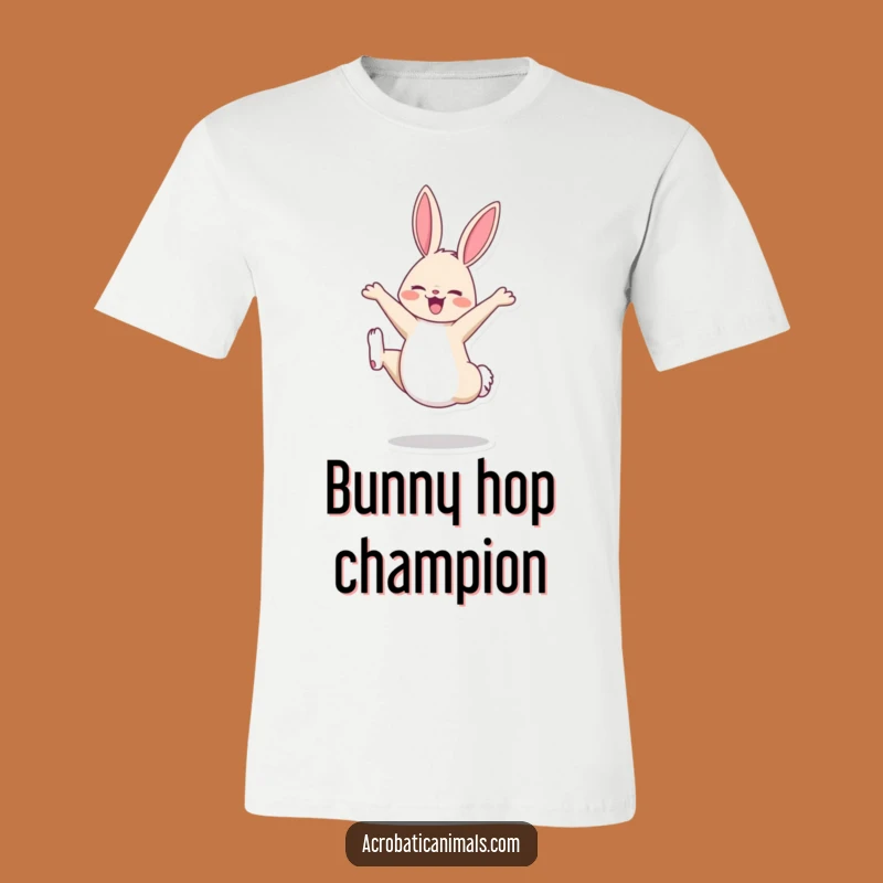 Funny Bunny Cartwheel T-Shirt: Wear Your Energetic Spirit