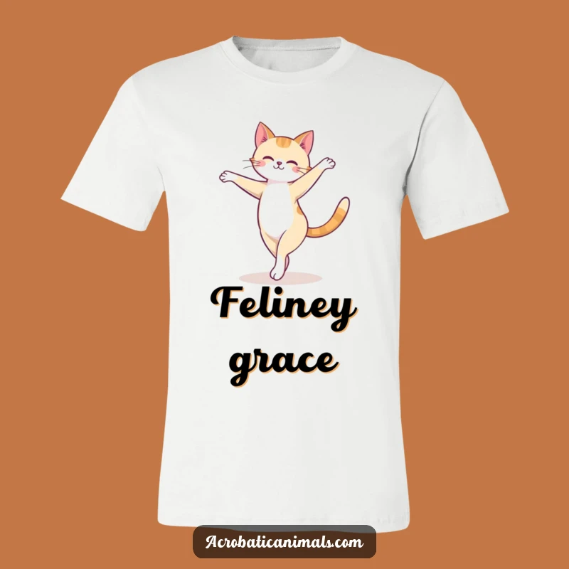 Funny Cat Arabesque T-Shirt: Graceful Kitty Ballet Tee, Perfect Funny Gift