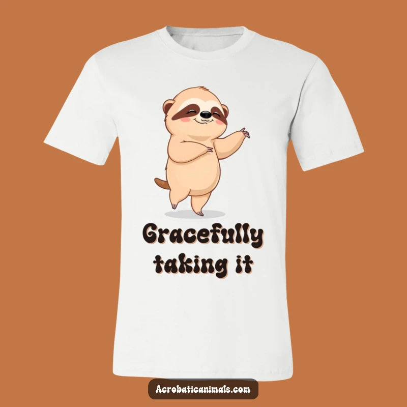 Funny Sloth Ballet T-Shirt - Graceful Dancer, Hilarious Slow Motion Tee Gift