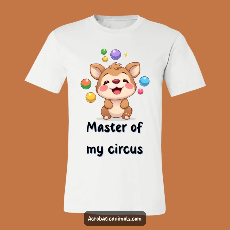 Funny Playful Animal Juggling Tee - Hilarious Gift for Performers!