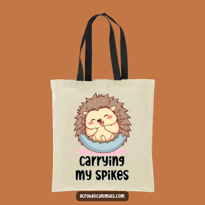 Funny Hedgehog Ball Tote - Cute & Practical Humor