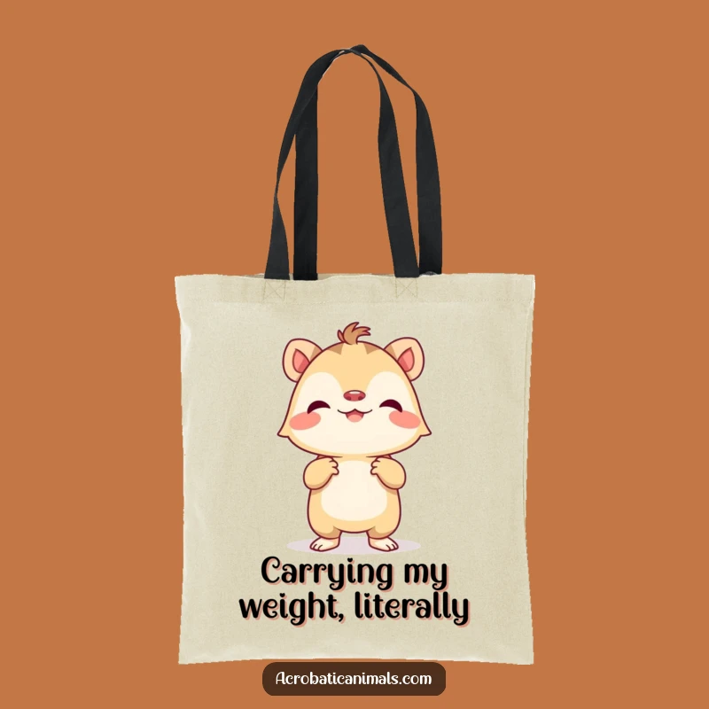 Funny Proud Creature Handstand Tote Bag - Stylish Gift for Everyday Fun!