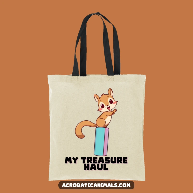 Funny Squirrel Climbing Tote Bag - Durable Bar Conqueror, Hilarious Accessory Gift
