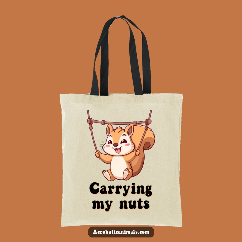 Funny Squirrel Trapeze Tote Bag - Chic Acrobat Accessory, Ideal Funny Gift