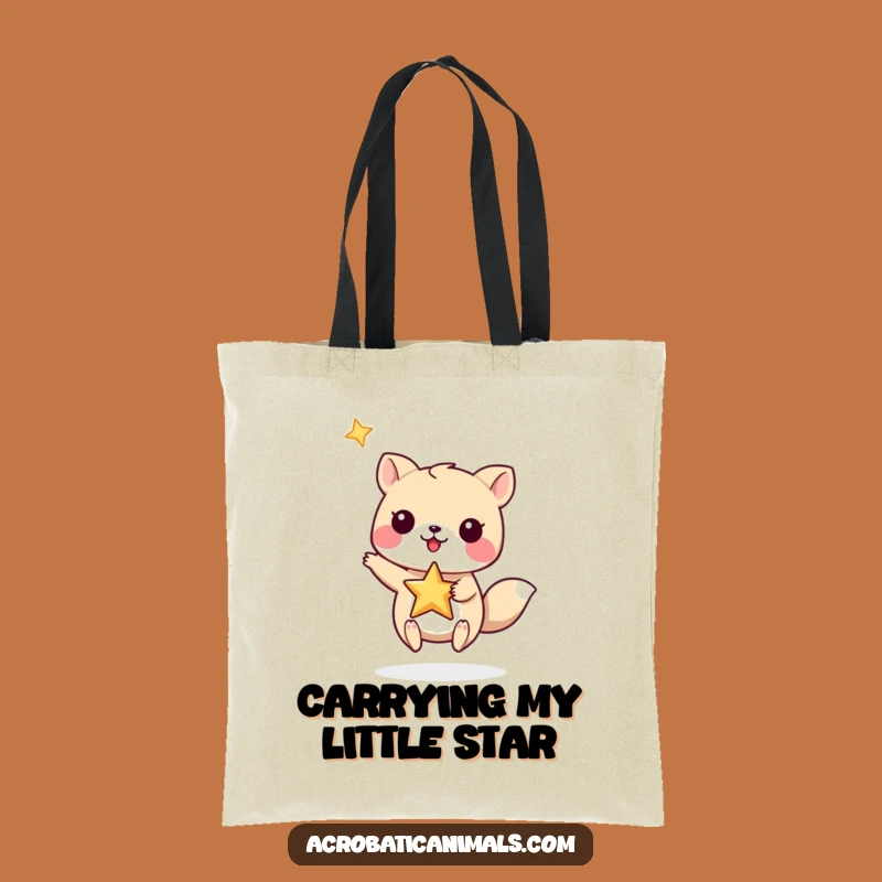 Funny Star Balance Animal Tote Bag - Gift for Carrying Dreams!